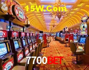 Interface moderna da plataforma 7700Bet